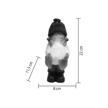 Keramička LED stona dekoracija u obliku dečaka KDC22-1